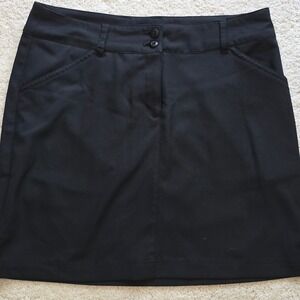 Callaway‎ Women Black Golf Skort  Size Medium Skirt with Built-in Shorts